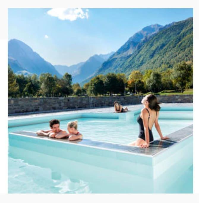 Appartement 4-6 Pers Proche Centre Village Saint-Lary-Soulan Exteriör bild